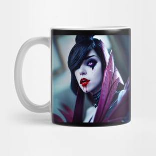 Lady Vampire Halloween Mug